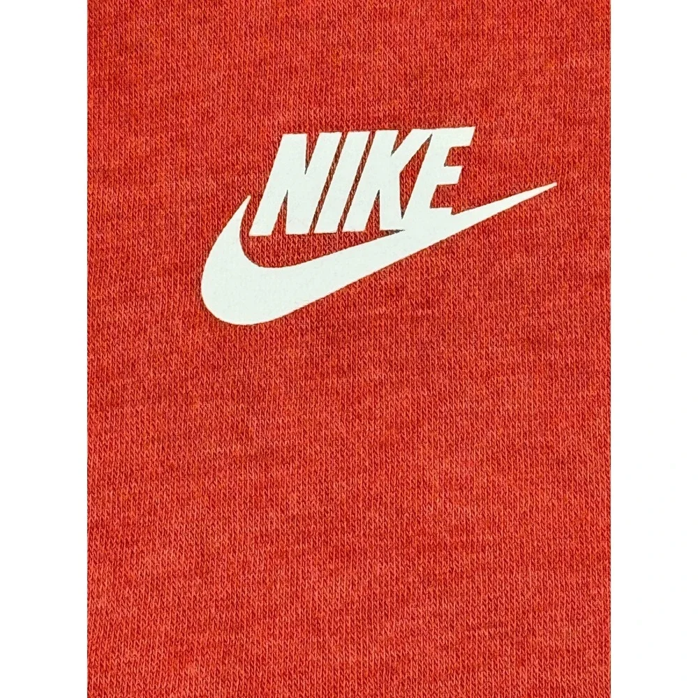 Nike Hoodie‎ Womens XL Orange Quarter Zip Pullover Hooded Sweatshirt Swoosh